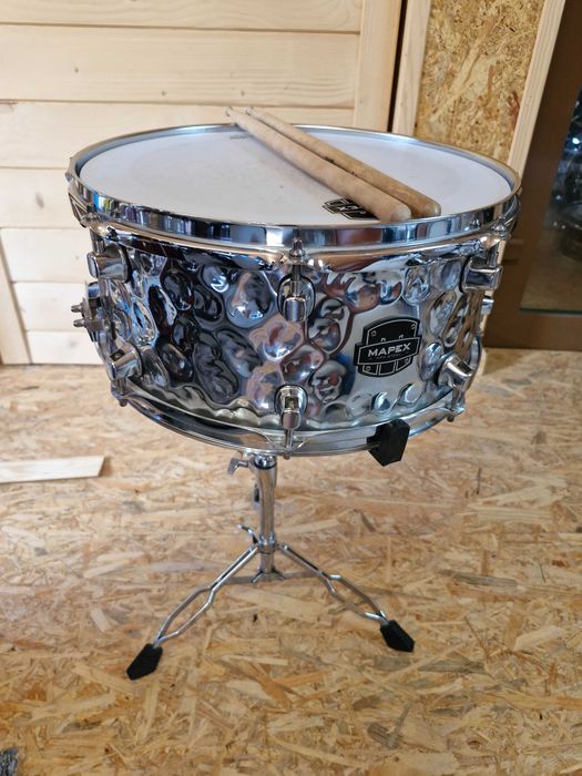 Mapex MPX Steel -nowy!  14x6,5 + statyw do nauki lub wesele