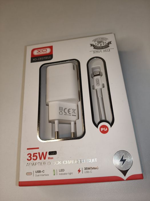 Ładowarka kabel iPhone 35 W, nowa szybkie ładowanie