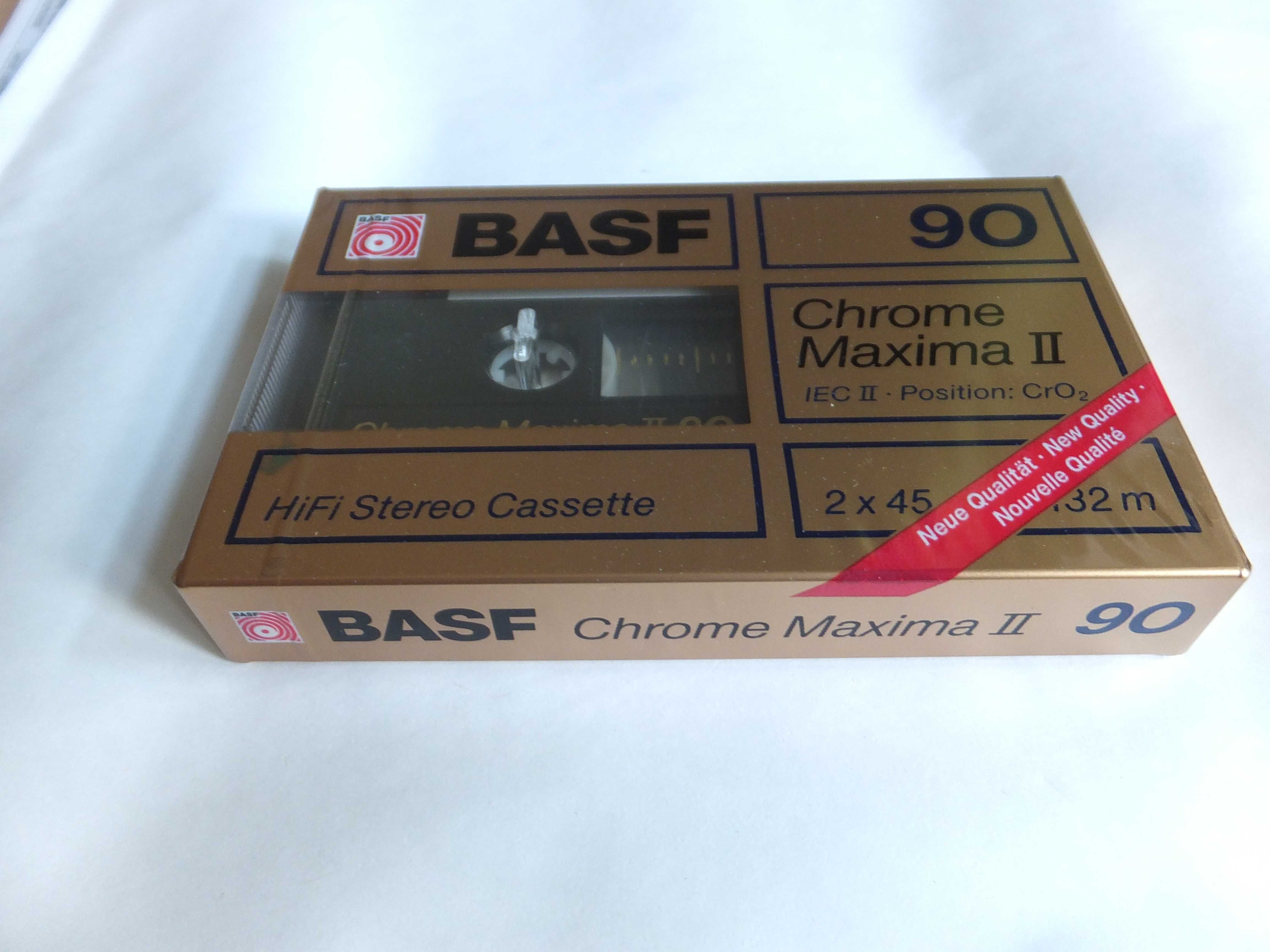 Kaseta magnetofonowa Basf Chrome Maxima II 90