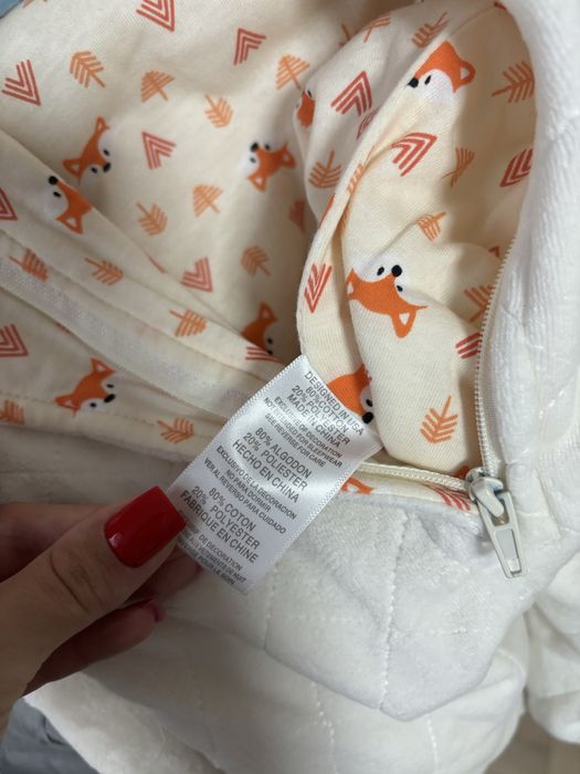 Дитячий комбінезон демісезонний велветовий 3/6 м