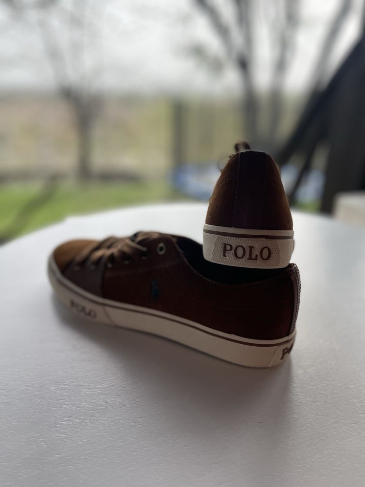 Шкіряні чоловічі кеди Polo Ralph Lauren