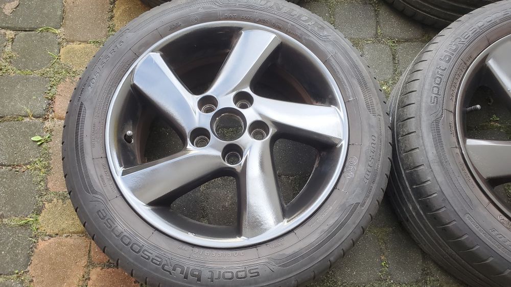 Alufelgi Mazda 6 I GG 16/5x114.3 z oponami Dunlop