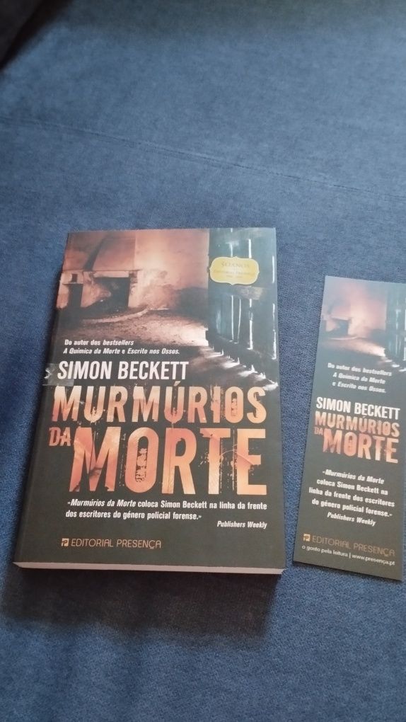 Murmúrios da Morte de Simon Beckett - Portes grátis