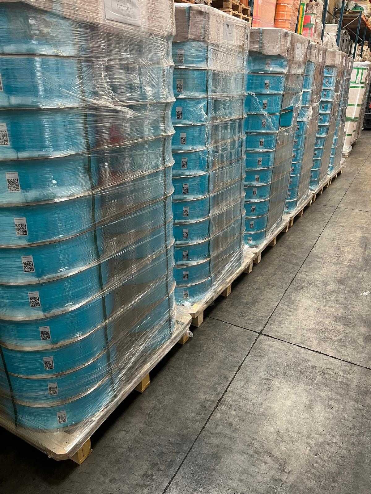 Taśma do bandowania PP  105 zł netto 12x0,8x406 biała - nawój 2000 m