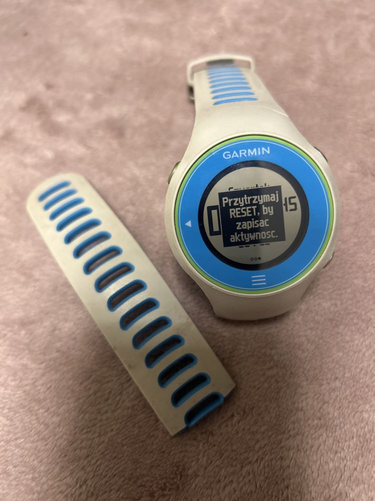 Garmin Forerunner 610 + ładowarka + adapter + USB Ant Stick