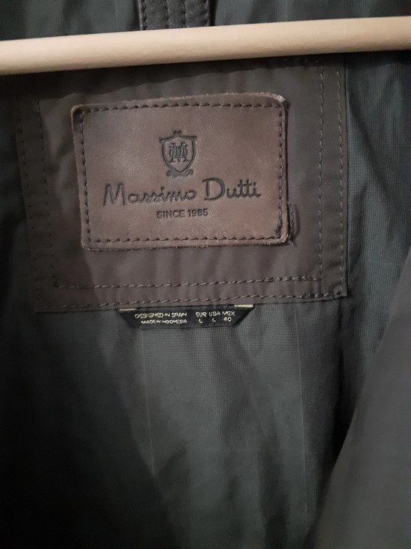 Casaco Massimo Dutti Tamanho L Europeu