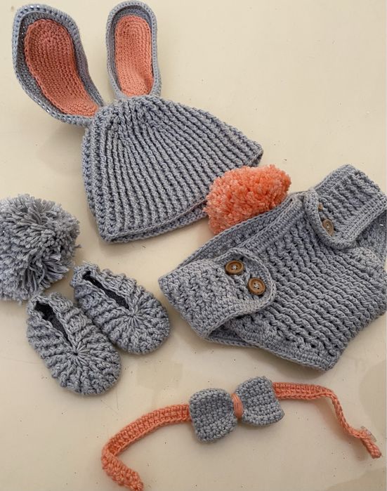 Conjunto Coelhinho Páscoa 6-12M