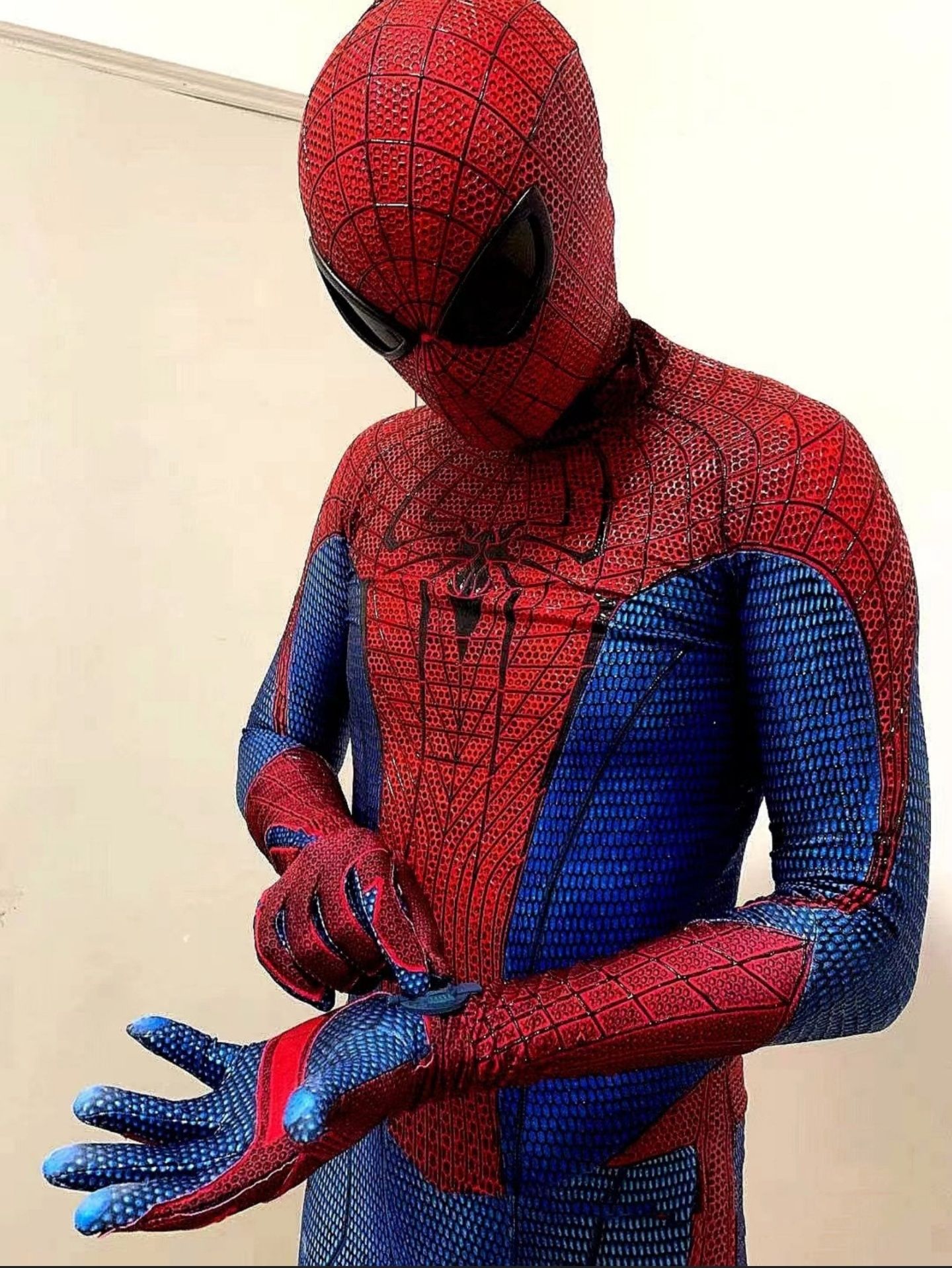 Máscara e Fato Homem Aranha Hollywood