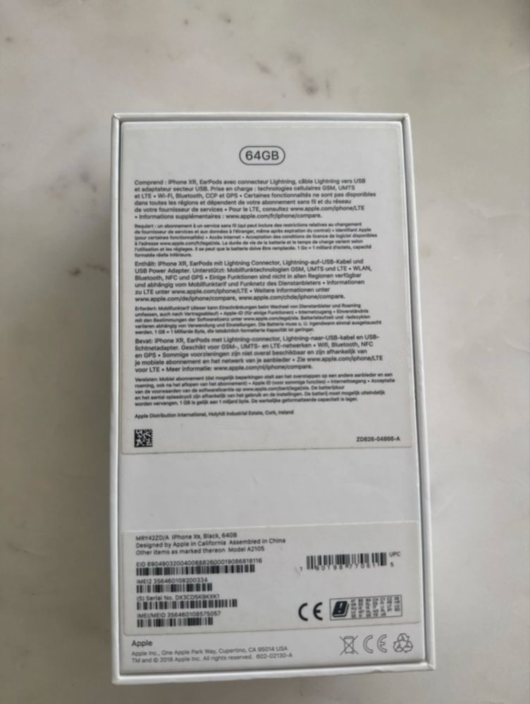 Iphone xr de 64 gigas