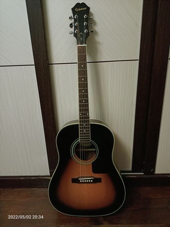 Акустическая гитара EPIPHONE PRO-1 Acoustic Ebony, цвет санберст