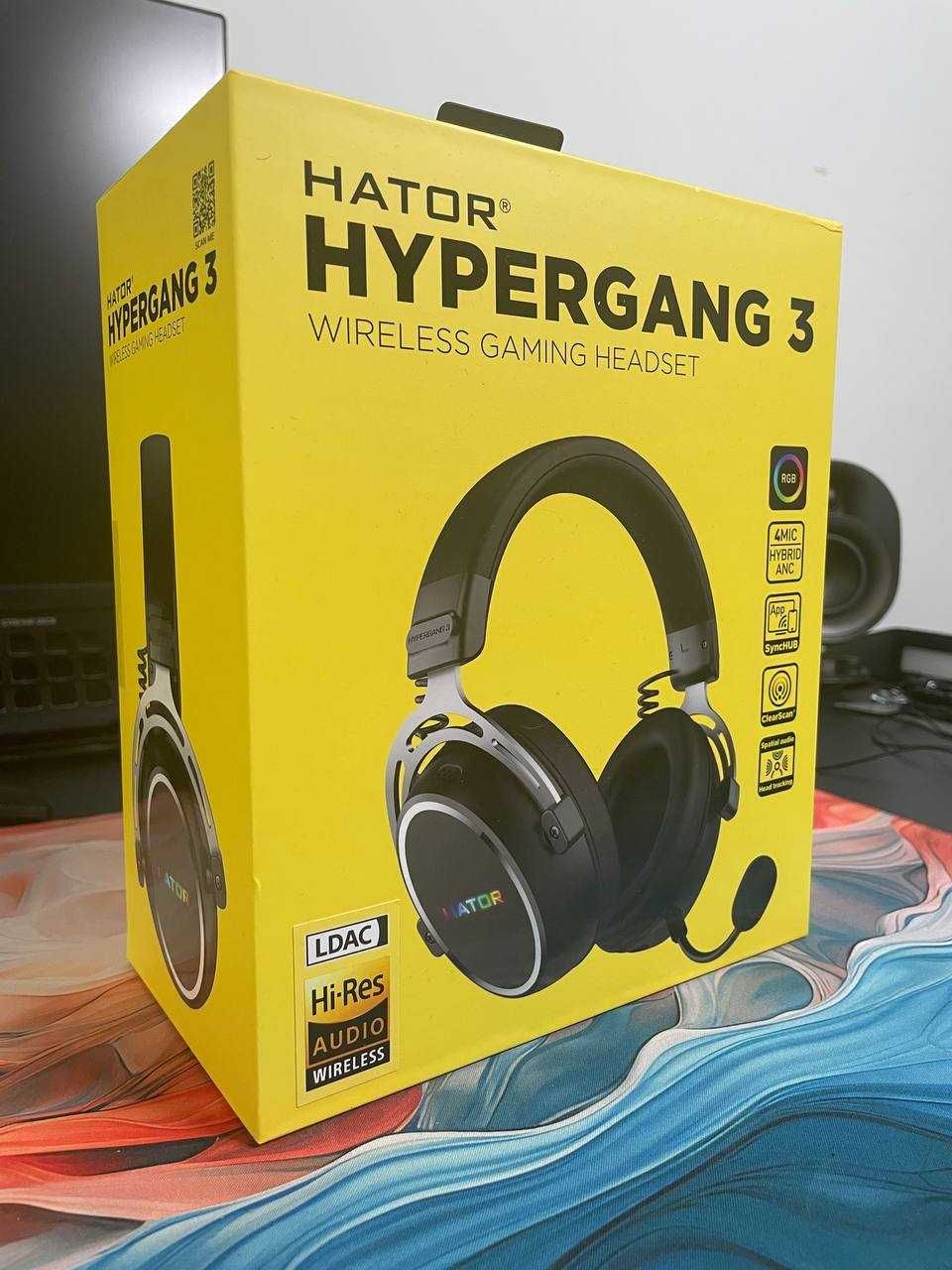 Бездротові ігрові навушники HATOR Hypergang 3 Wireless