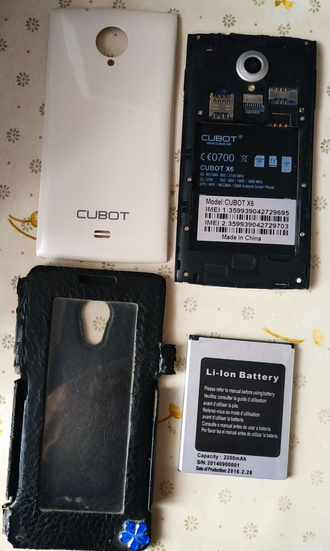 CUBOT X6 1/16 mtk 6592 процессор 8 ядер