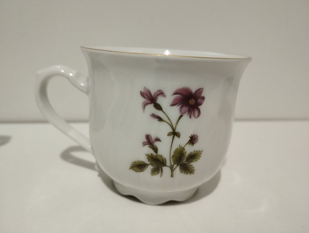 Zestaw filiżanek do herbaty, espresso porcelana Bavaria  Regina