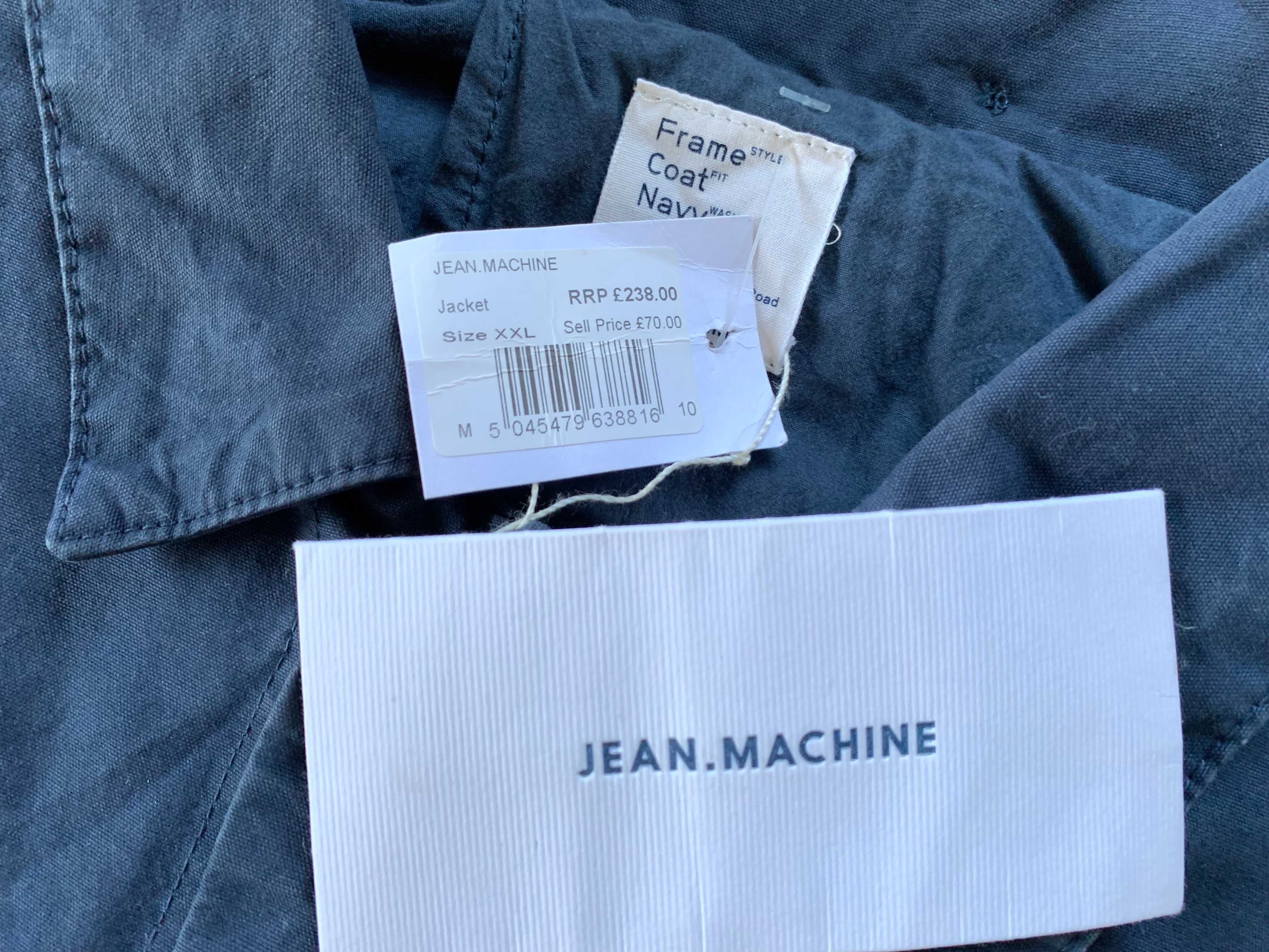 Мужской демисезон тренч плащ куртка с капюшоном Jean Machine