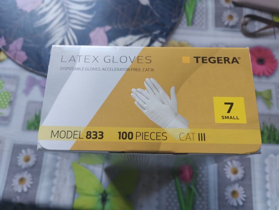 Rękawiczki Latex Gloves 7 small