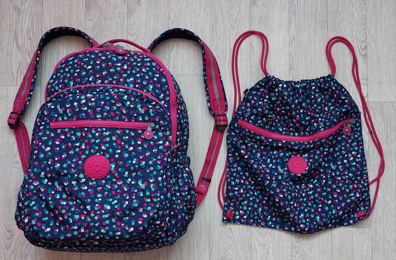 Рюкзак б/у Kipling 25L c доп. рюкзаком 15L