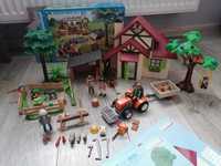 Zestaw Playmobil Domek leśniczego 6811 + Drwal z traktorem 6814