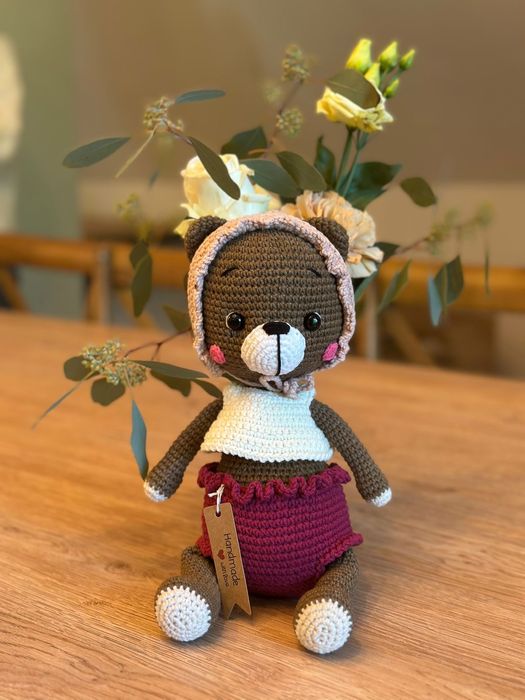 Misia Marysia szydelko miś hand made