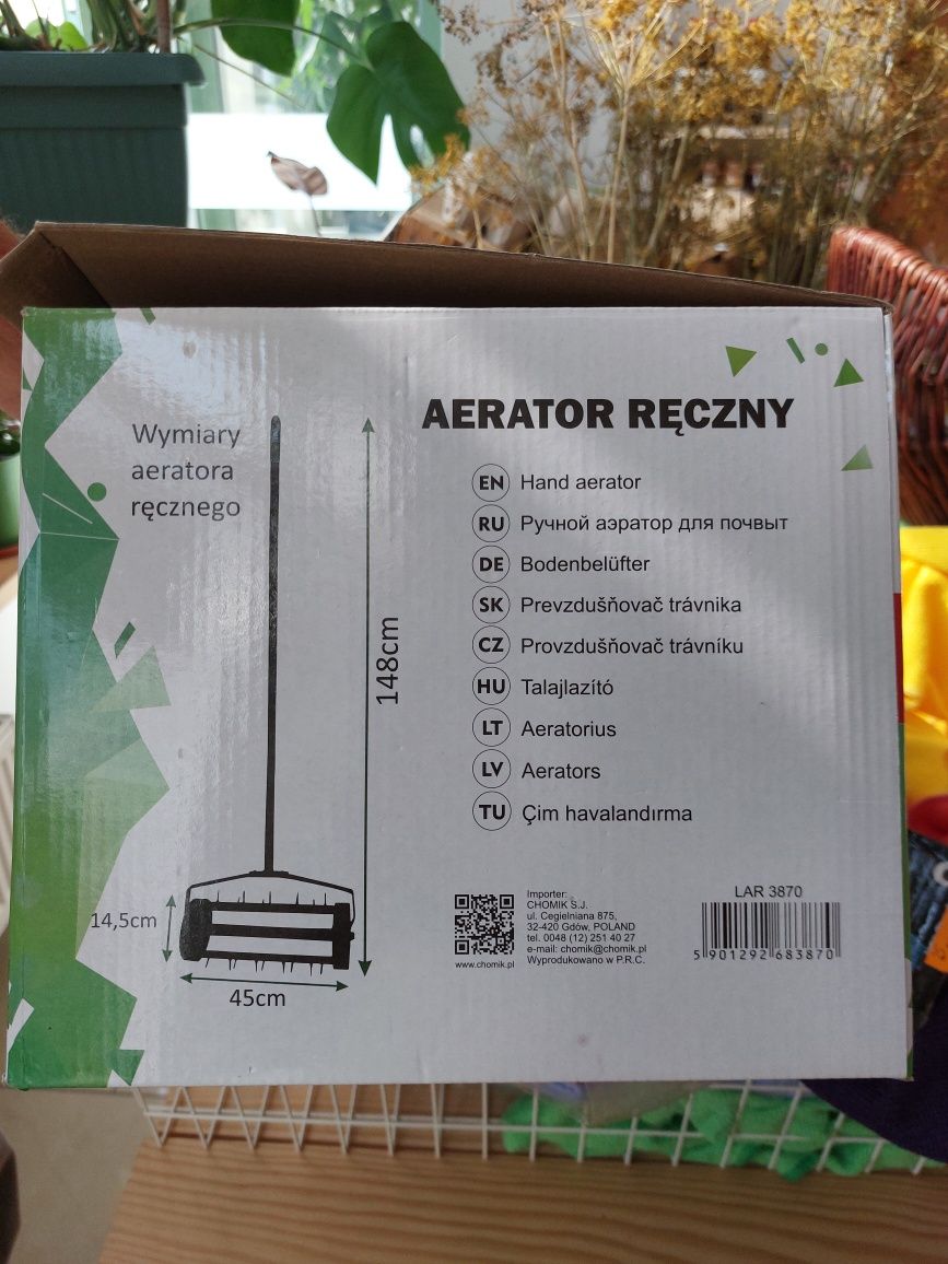 Aerator reczny nowy