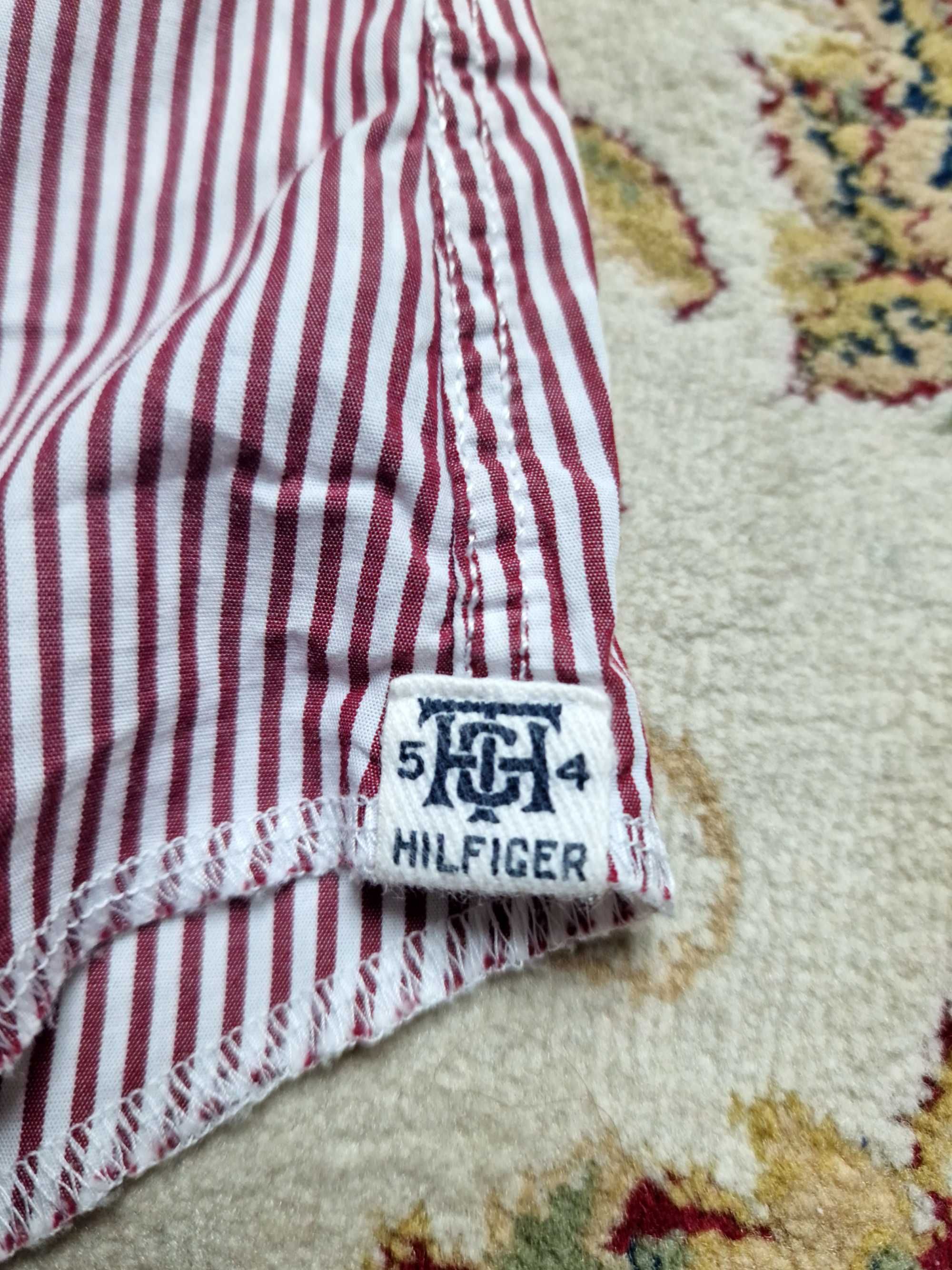 Koszula Tommy Hilfiger S logo z przodu z tyłu, na rękawie polecam 50zł