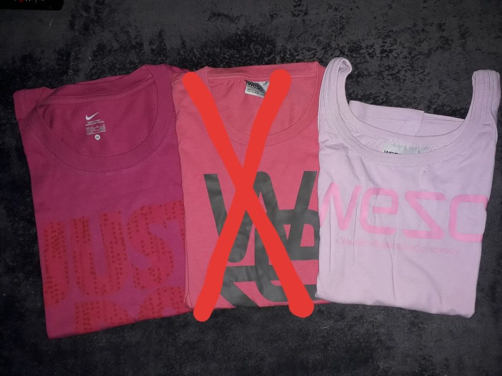 T-shirts Nike e Wesc