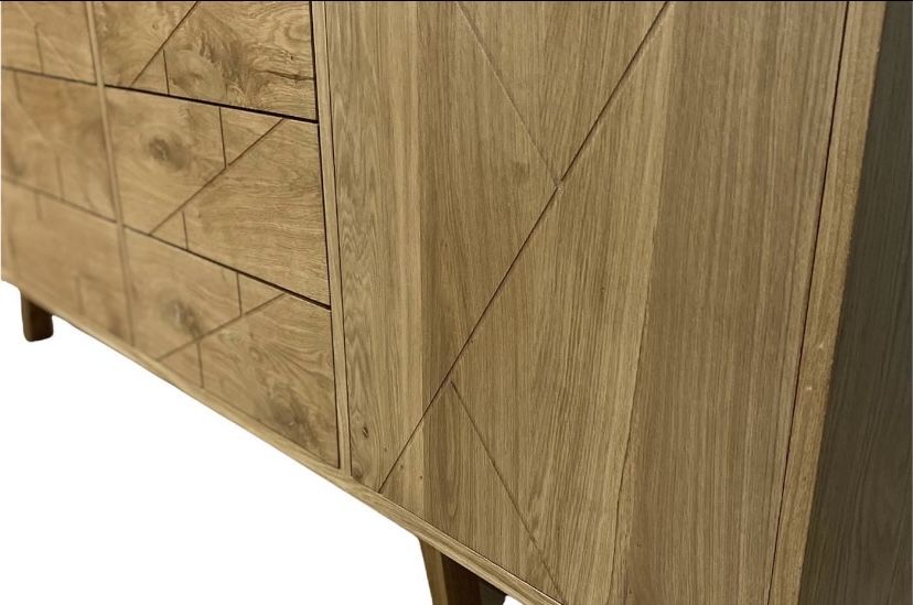 Komoda debowa , meble dąb , szafka loft