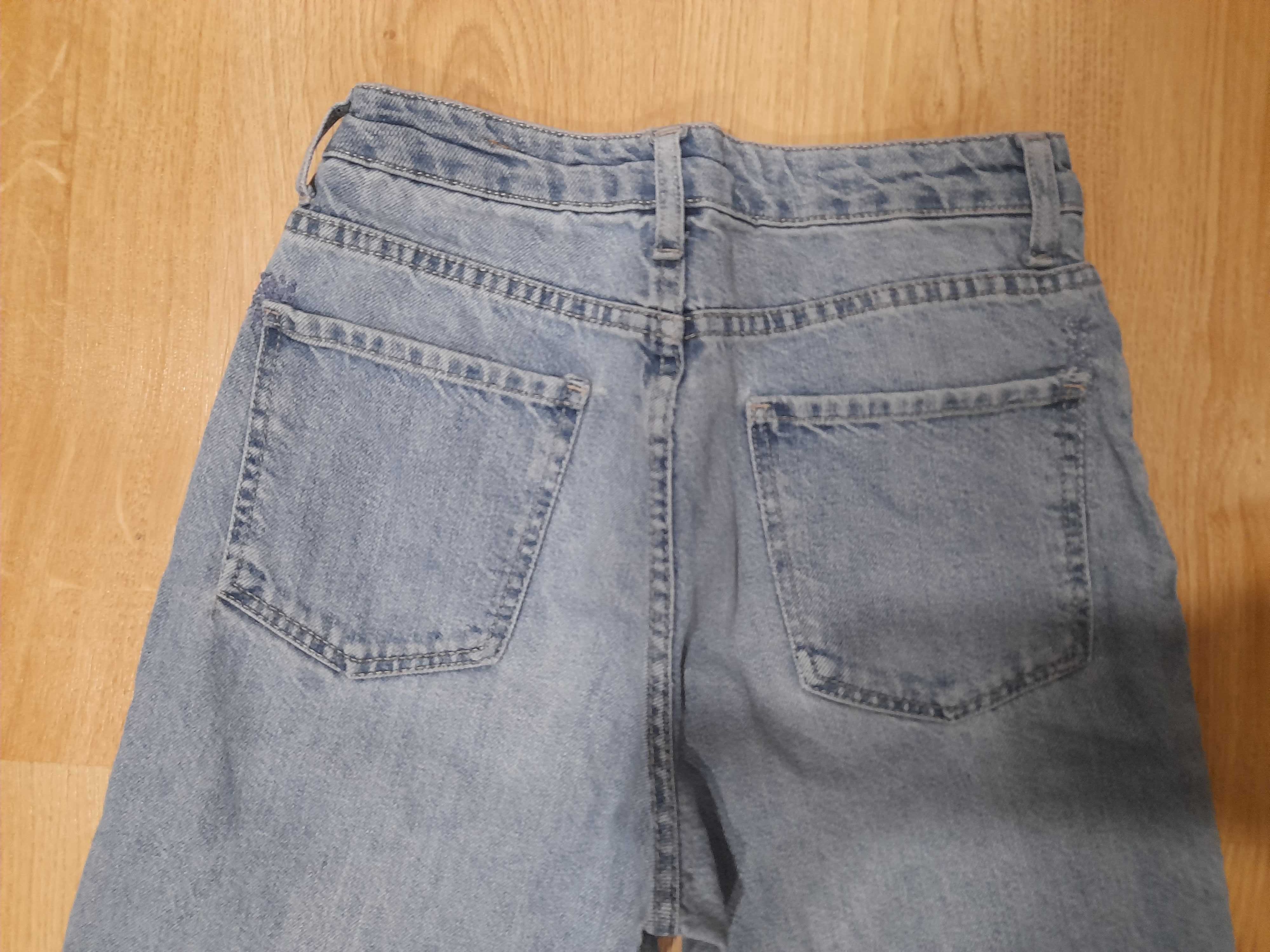 Spodnie jeansowe dziewczęce Bershka rozm. 34