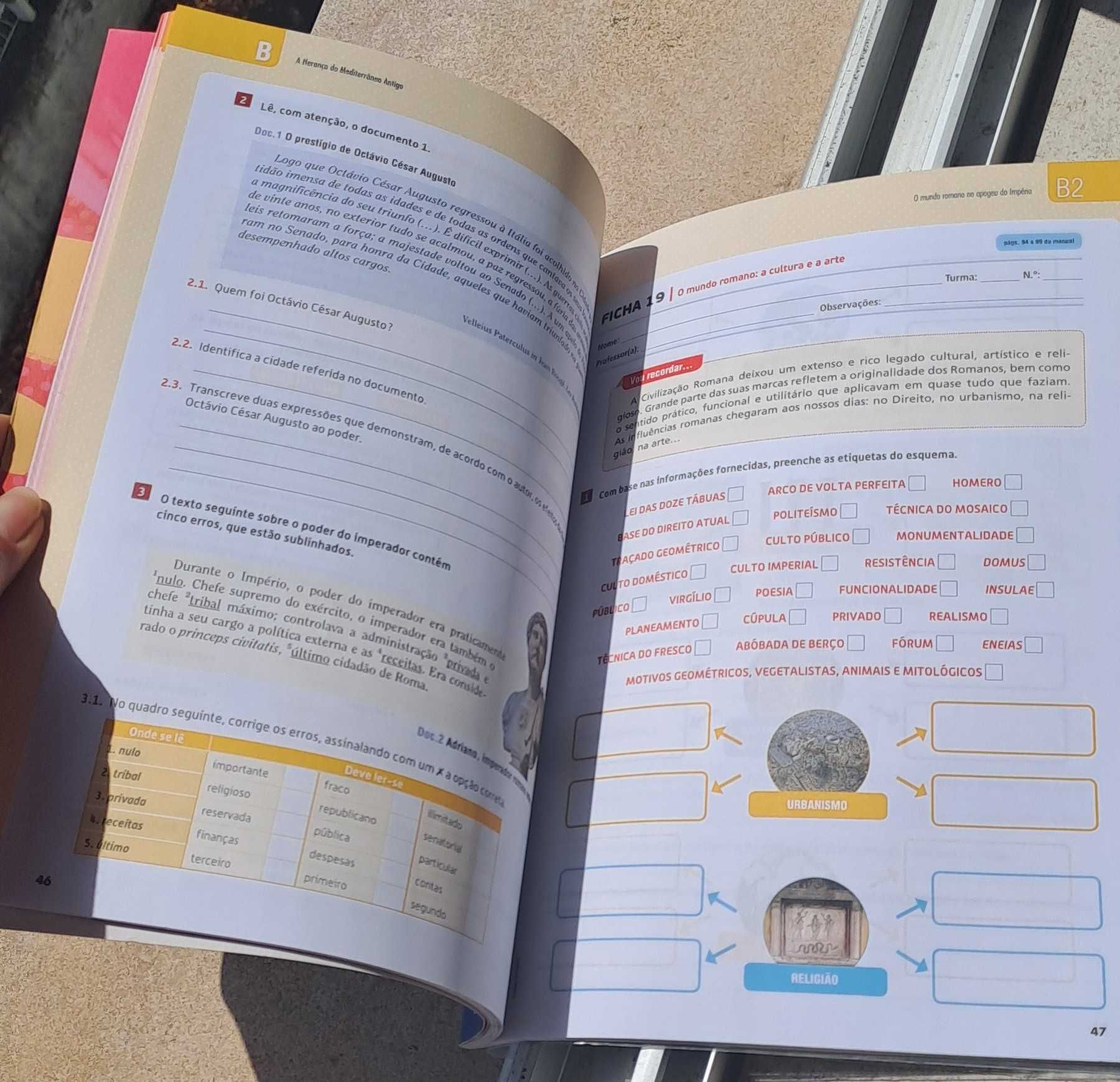 Livro de fichas atividades História 7º ano Somos Hístória