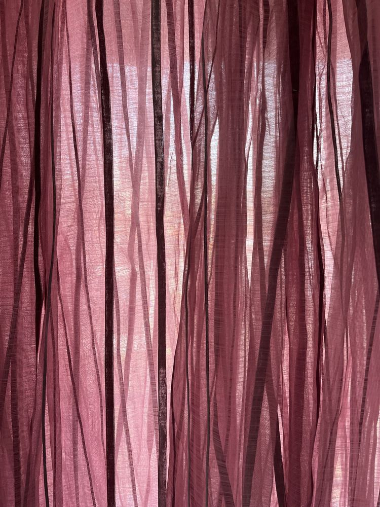 2 cortinas 470*250cm organza como novas