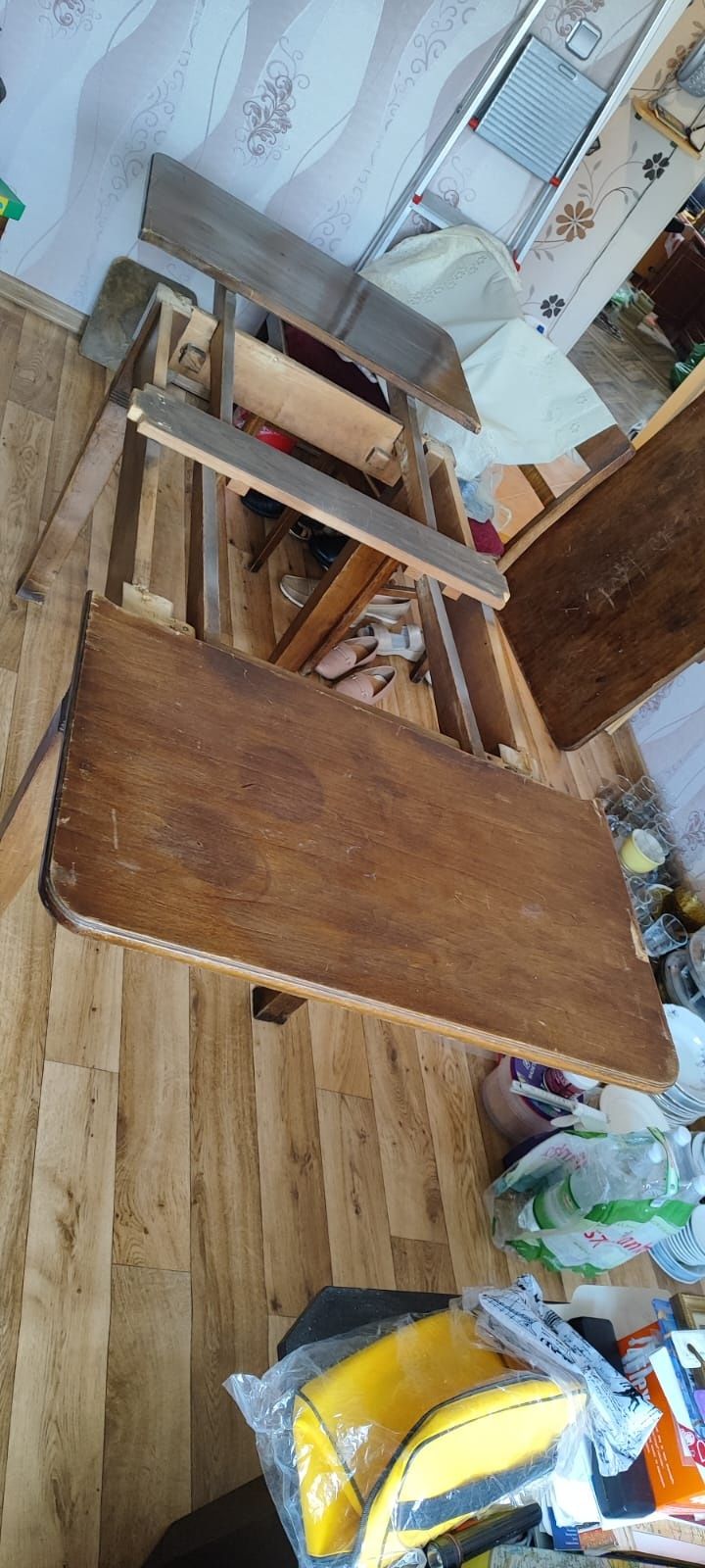 Stół plus krzesła PRL