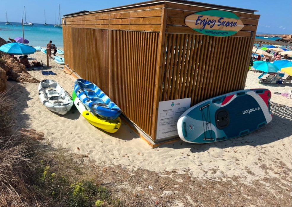 Contentor de apoio de praia para surf/ barcos / motos de agua /etc