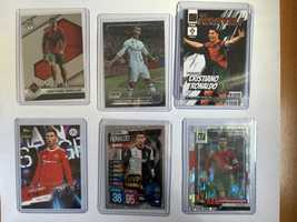 Cards e cromos Cristiano Ronaldo Panini e Topps Preços variados