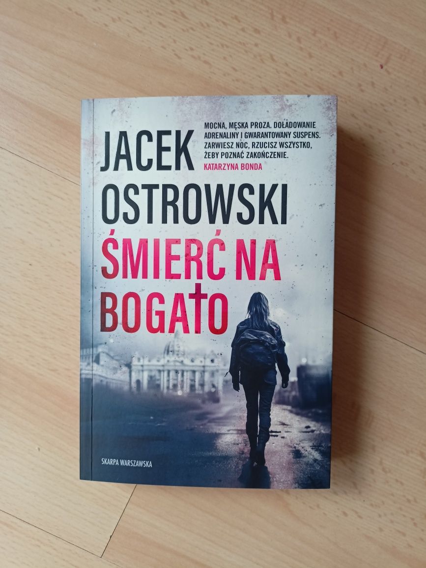 Książka thriller kryminał śmierć na bogato ostrowski