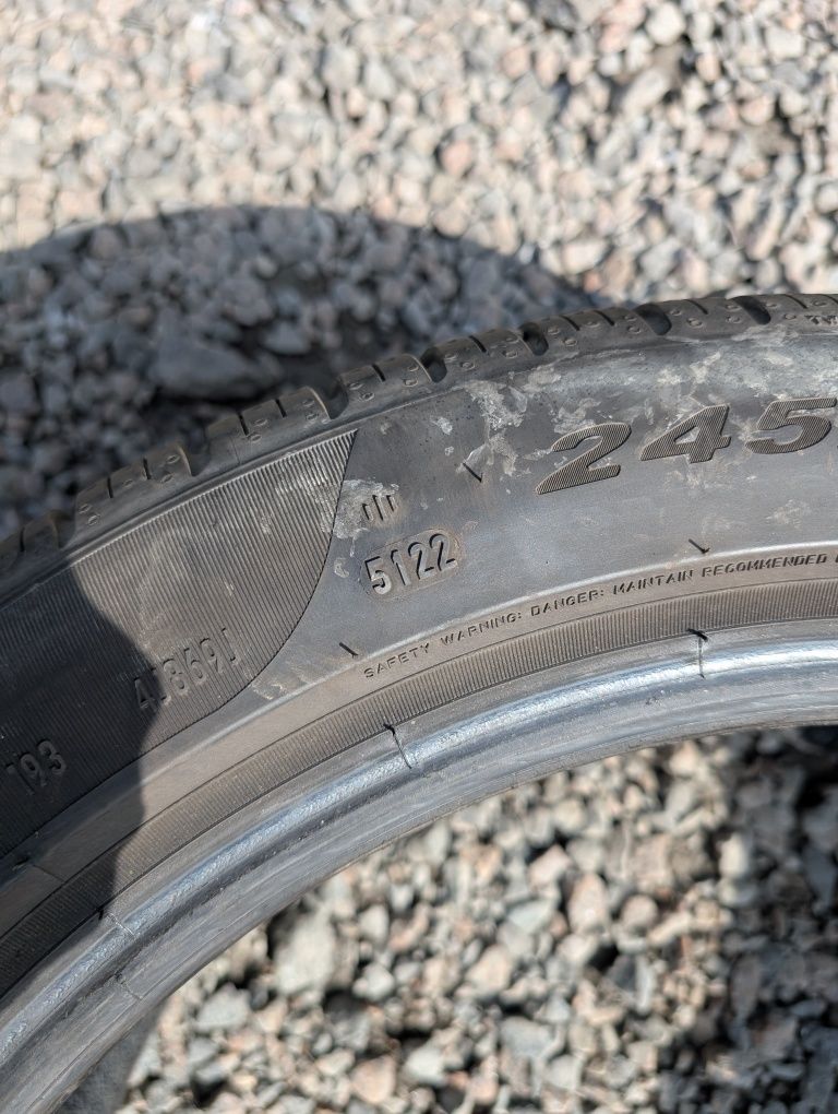 Літня шина розпаровка Pirelli 245/45 18 245*45 18 P Zero Runflet