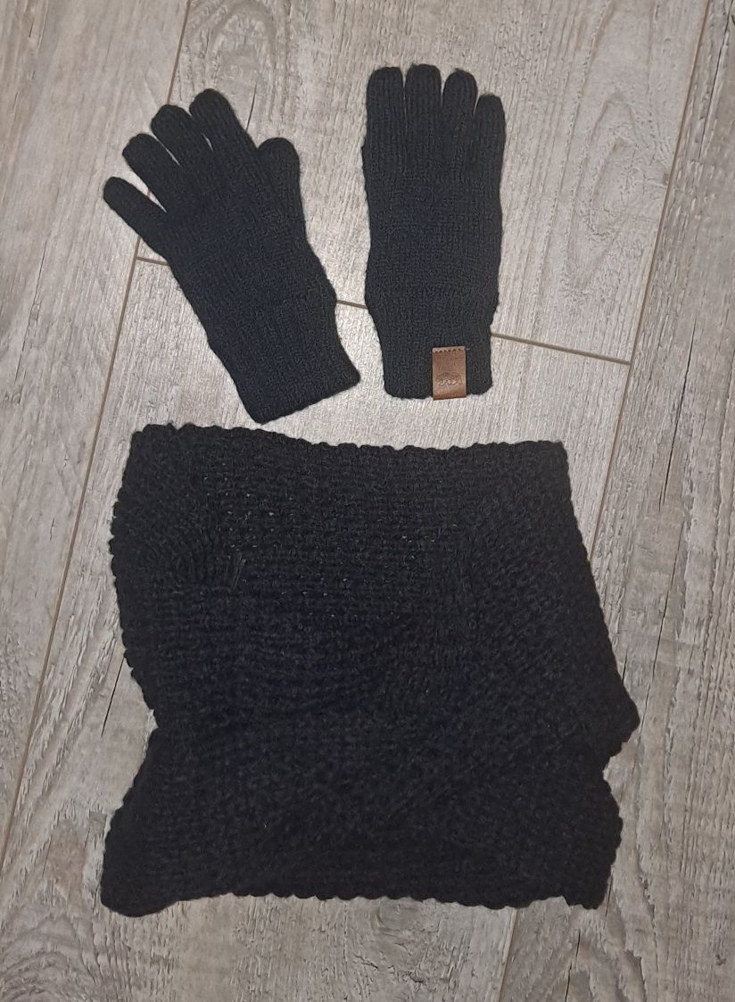 Komplet chłopięcy rękawiczki i szalik - komin H&M