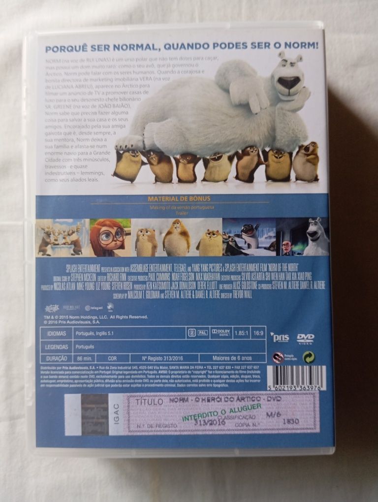 DVD O Herói do Ártico