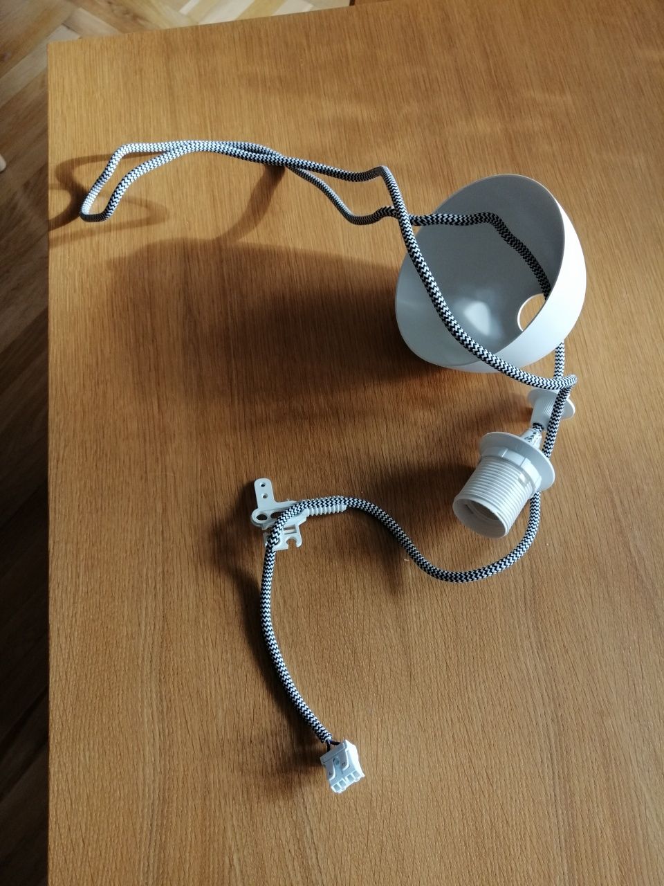 Ikea Hemma oprawka z kablem tekstylnym