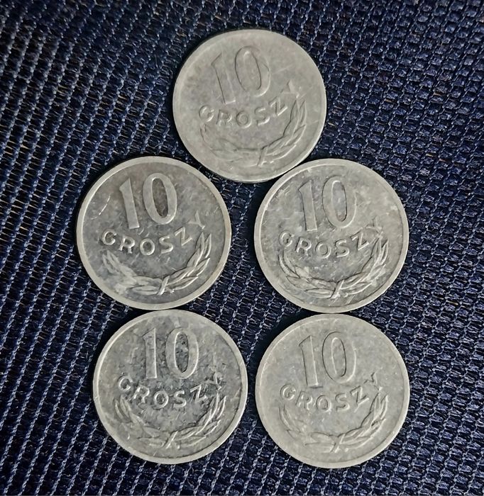 Moneta o nominale 10 groszy