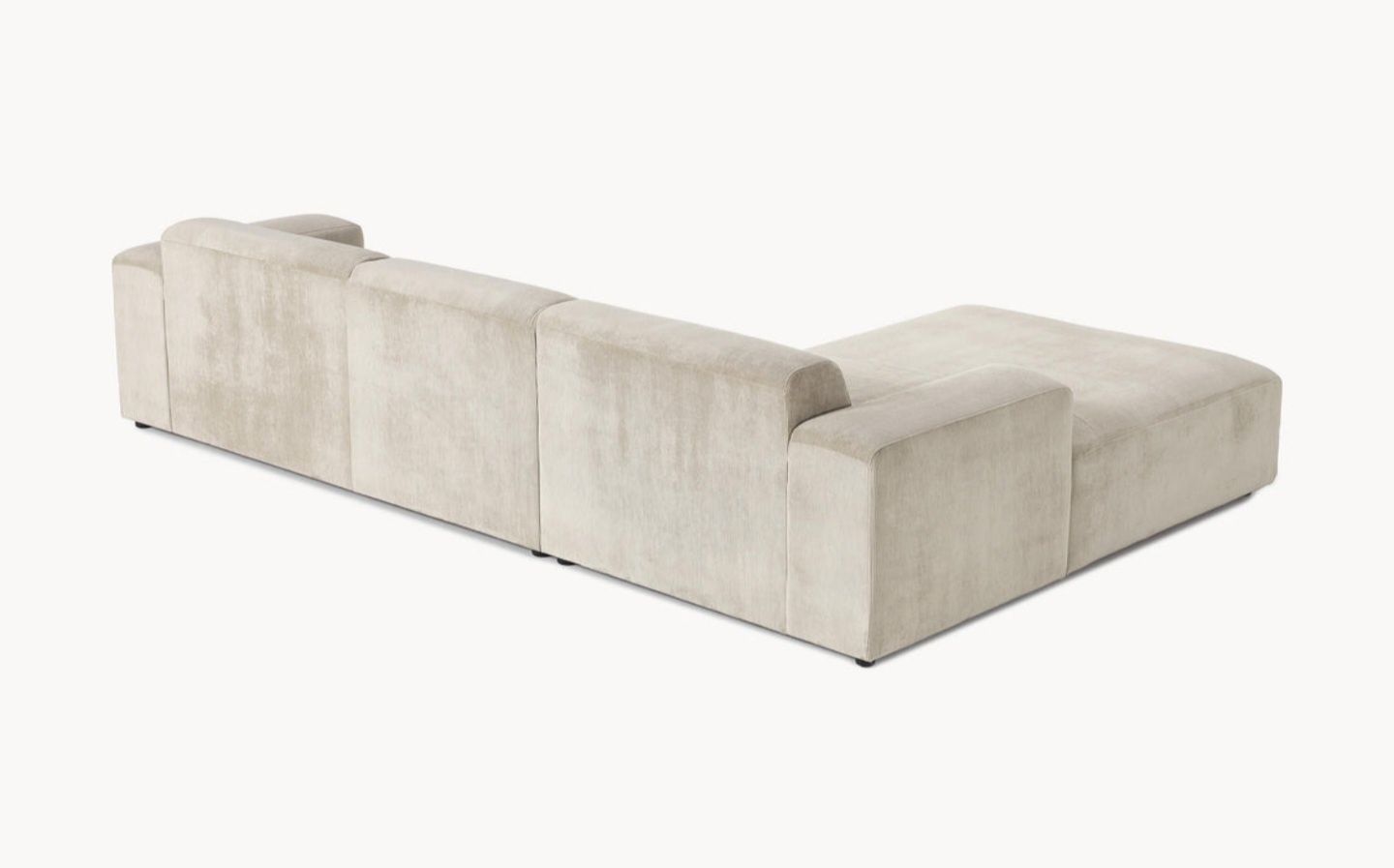Sofa narożna lewostronna ze sztruksu Melva Westwing