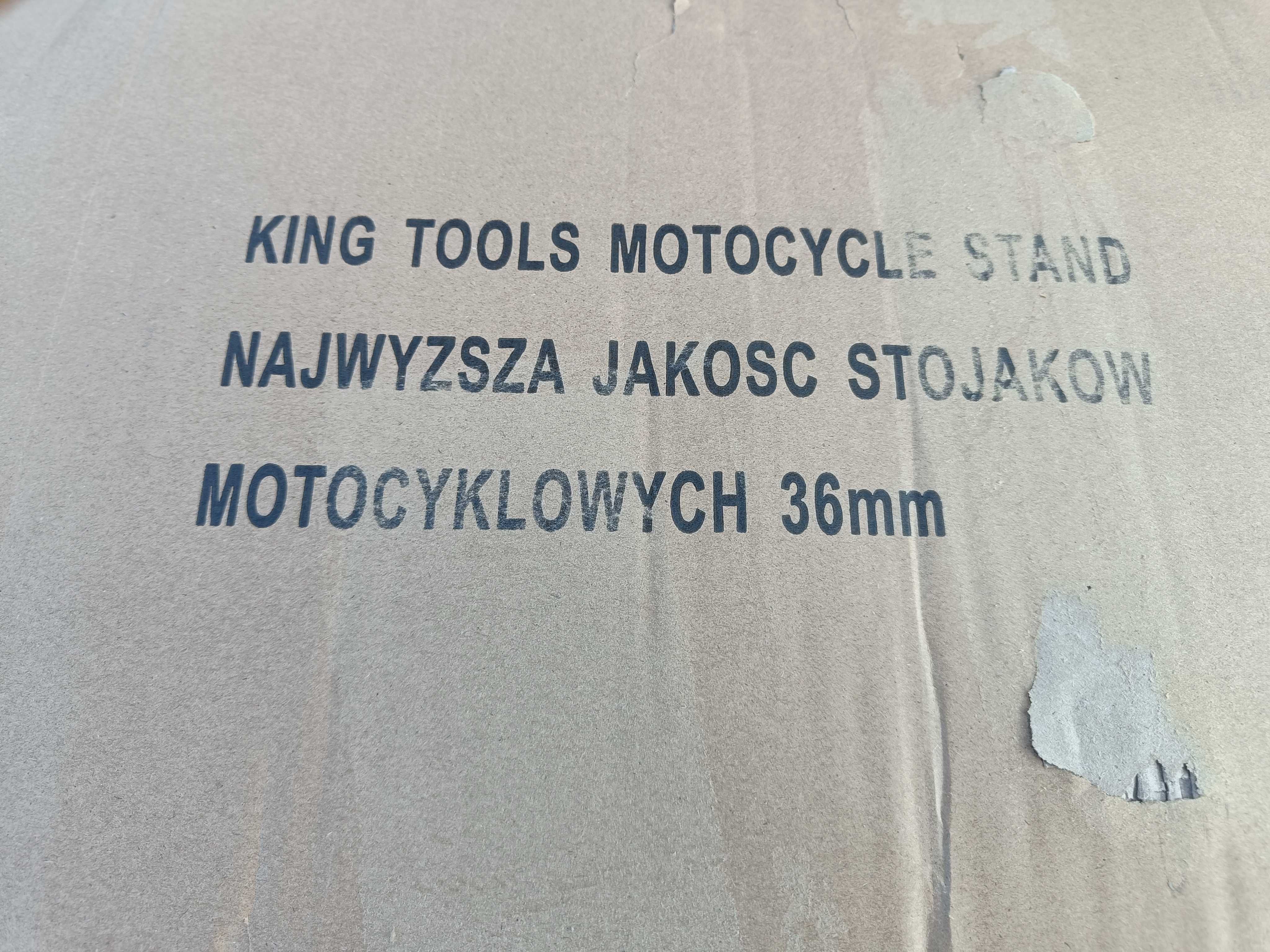 Mocny stojak motocyklowy sety przód