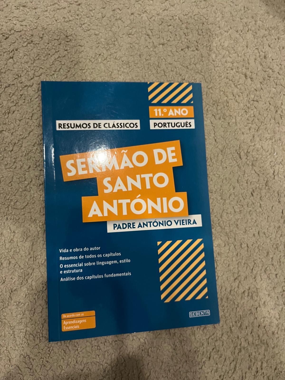 livro resumos português 11.º ano “Sermão de Santo António aos peixes”