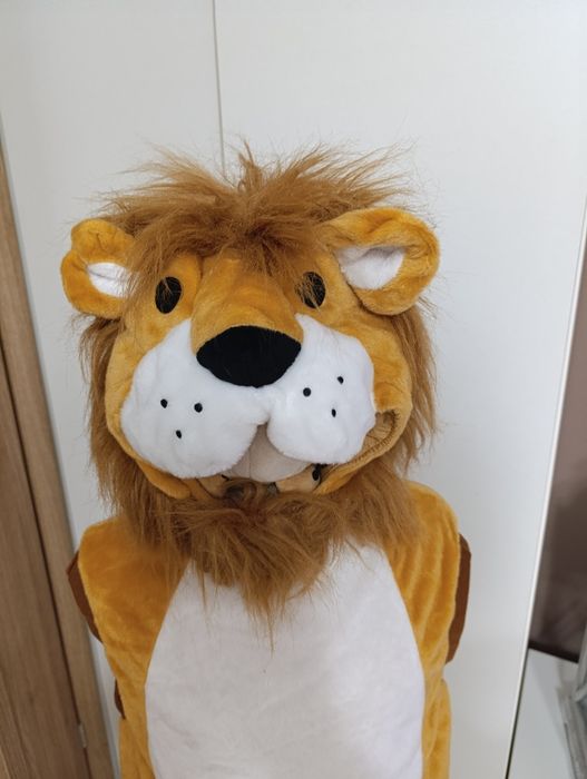 strój karnawałowy LEW LWA SIMBA przebranie kostium 86/98 (208)