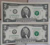 Легендарні банкноти 2 доллара США 2009 та 2013 років