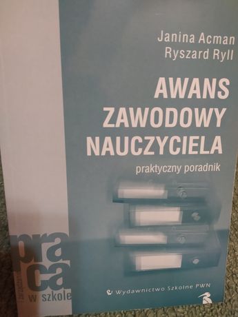 Książka Awans zawodowy nauczyciela, J. Acman