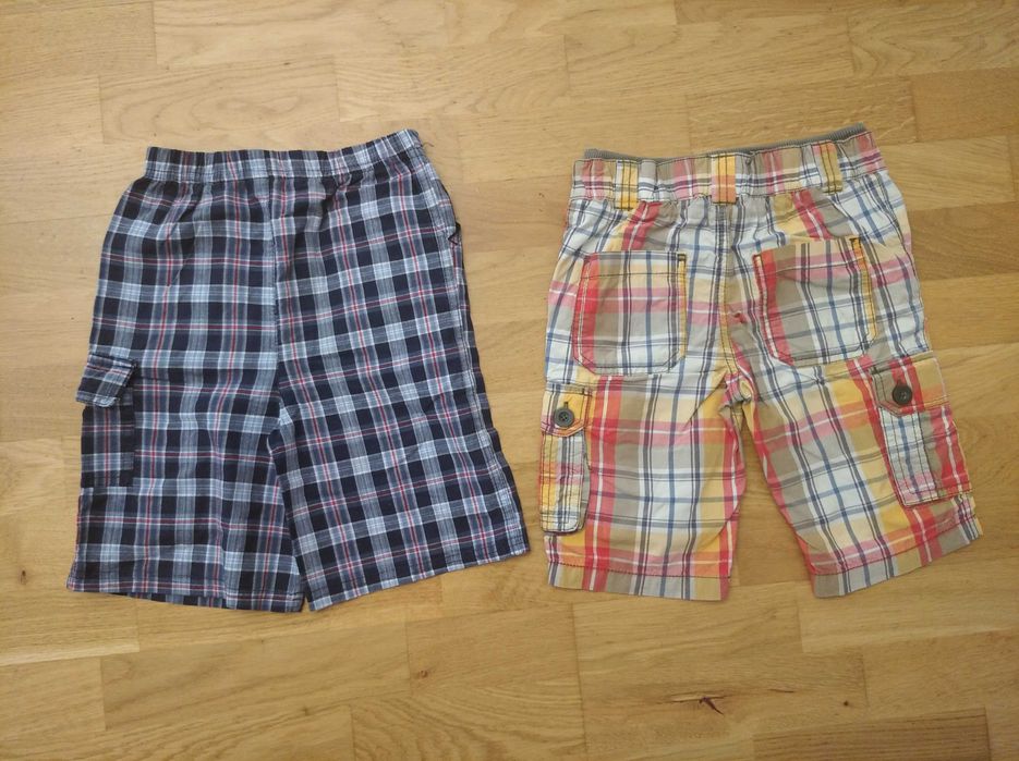 Spodenki 2 szt 110 bojówki bermudy F&F Connection chłopięce kieszenie