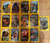 *National Geographic* rok 2000, 2001, 2002 - 14 szt.