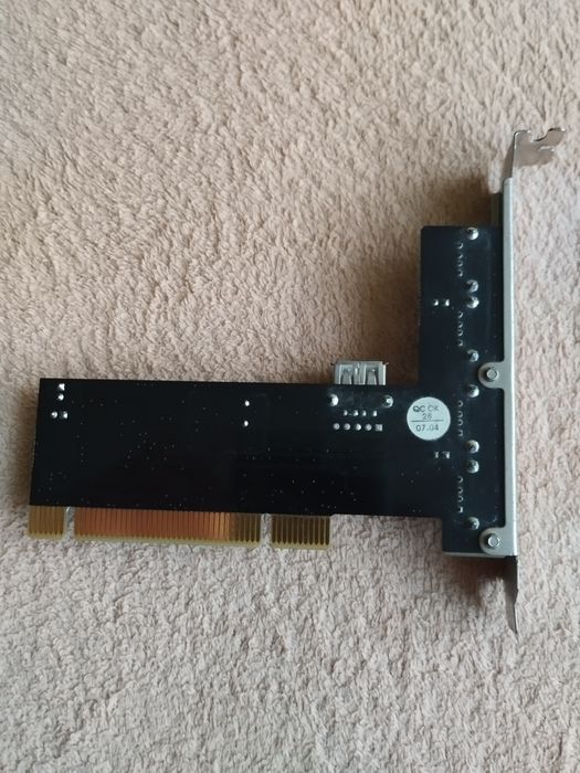 Kontroler PCI – 4x USB 2.0 + 1x USB 2.0 Wewnętrzny