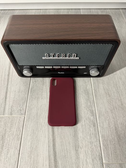 Etui do iPhone XS 5.8 cala Bordowy