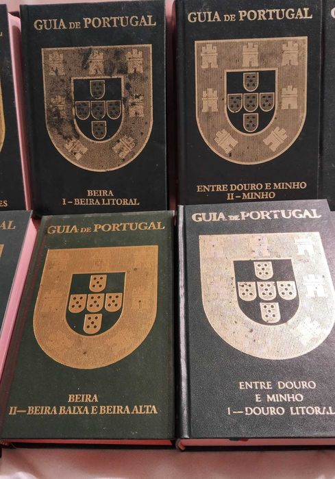 Guia de Portugal •  Gulbenkian • Completa! • 8 Volumes
