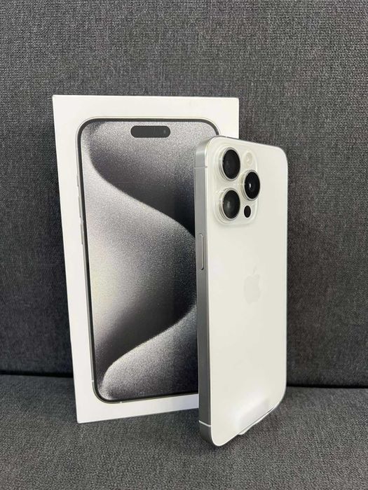 iPhone 15 Pro Max 256Gb Black Titan Neverlock и White Ideal Европа 3шт